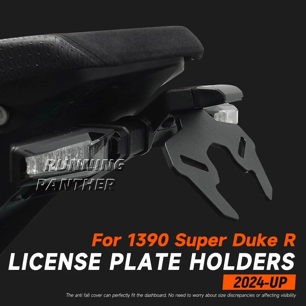 Motorcycle Rear Short Tail Stock License Plate Holder Tailstock Frame Bracket Kit For 1390 Super Duke R 2024-UP