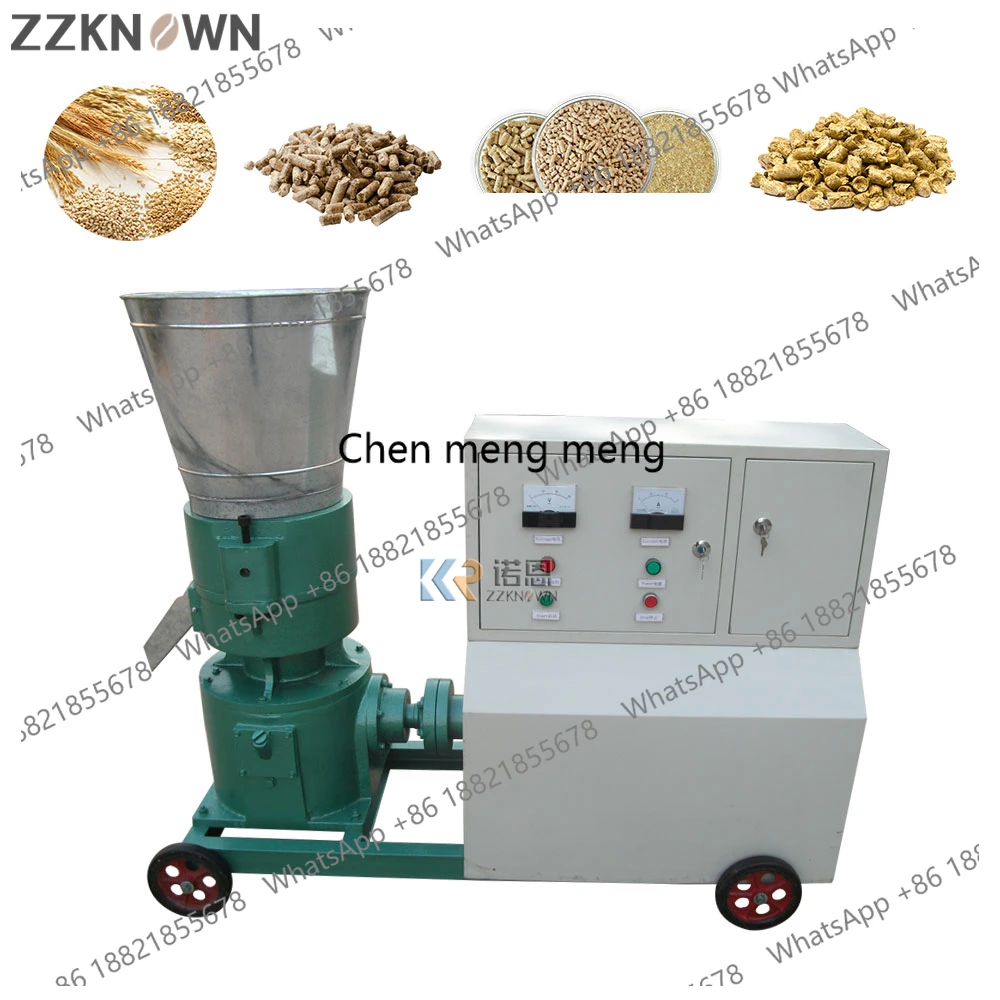 

Automatic Poultry Feed Granulor Animal Feed Pellet Making Machines Broiler Chicken Feed Pellet Maker Wood Mill M