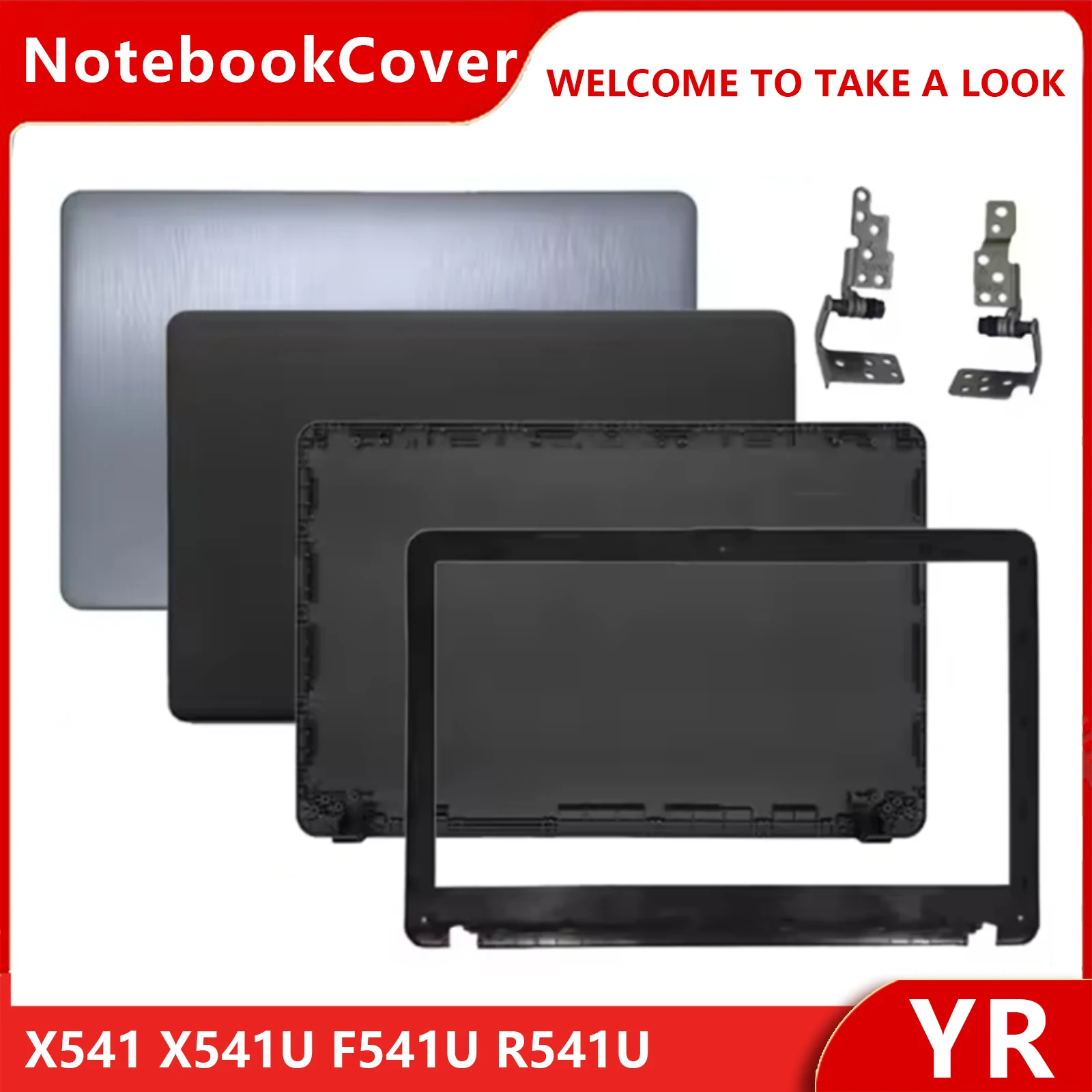 New For X541 X541U A541 F541U R541U VM592U R541 VM592 Laptop LCD Top Case/Back Cover/Front Bezel/Bottom Case/Hinges 15.6 Inch