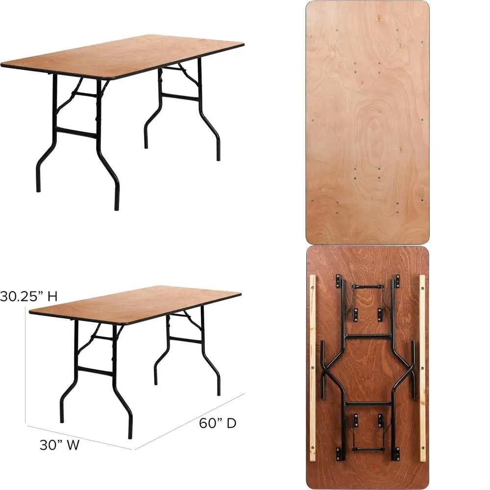 Rectangular Wood Fo…