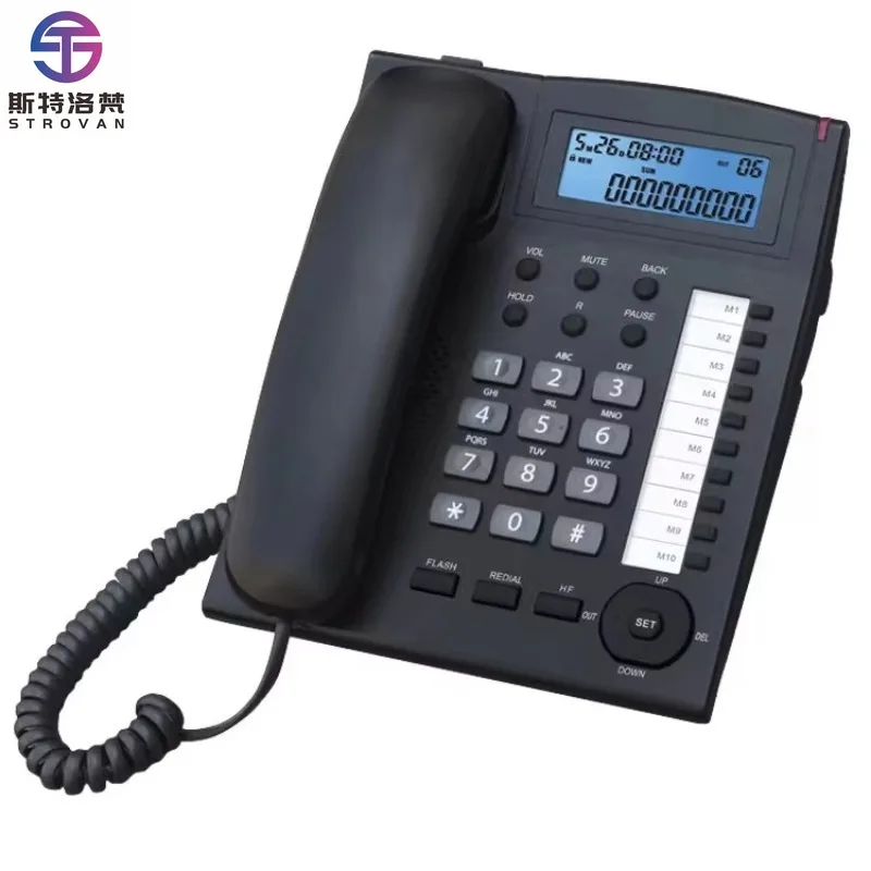 

Factory Good Quality Advanced Office Telephone with Caller ID for Hotels and Corded Landline for Office Use