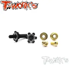 Original T works  TE-153 7075-T6 Alum.Light Weight Front Axle ( Team Associated RC10 B6/B6D/B6.1 ) Rc part