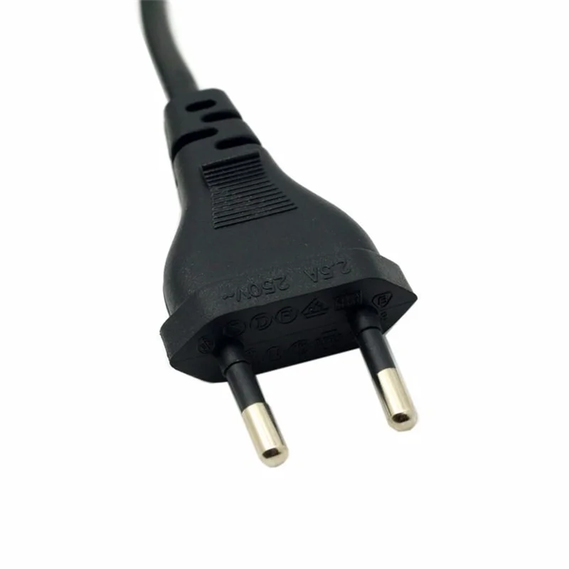 0.5m 1m 2m European EU 2 Prong VDE Male to Female Power Extension Cord Cable for PC Computer PDU UPS