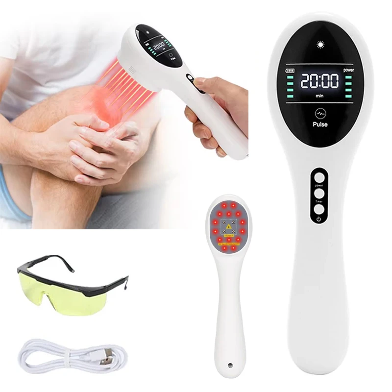 

НОВЫЙ 650 нм 808 нм низкоуровневый лазерный терапевтический прибор красного света Холодный лазерный артрит Физиотерапевтическое оборудование Облегчение боли Здравоохранение