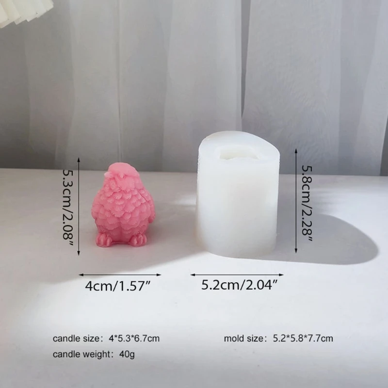 3D Nestling Silicone Mold Making Tool DIY Moulds Ornaments N2UE