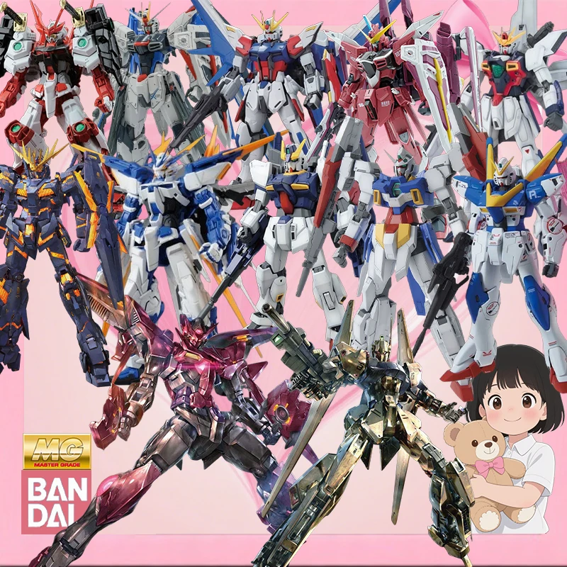 

Bandai Original MG MG180 Turn MG182 Astray Blue D MG183 Dark Matter Exia MG184 GX-9901 Double X Fandom Essential Assembly Gifts