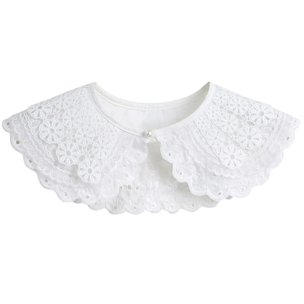 Women Lace Floral Embroidered Fake Collar Shawl Half-shirt Blouse Bowknots Detachable Fake Collars Faux Collar Dropship - AliExpress 200000297 Women Lace Floral Embroidered Fake Collar Shawl Half-shirt Blouse Bowknots Detachable Fake Collars Faux Collar Dropship - AliExpress 200000297