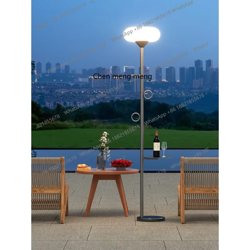 

Светодиодный двор, садовый торшер, солнечная вилла, зона отдыха, лампа с высоким столбом, пейзажный садовый уличный фонарь