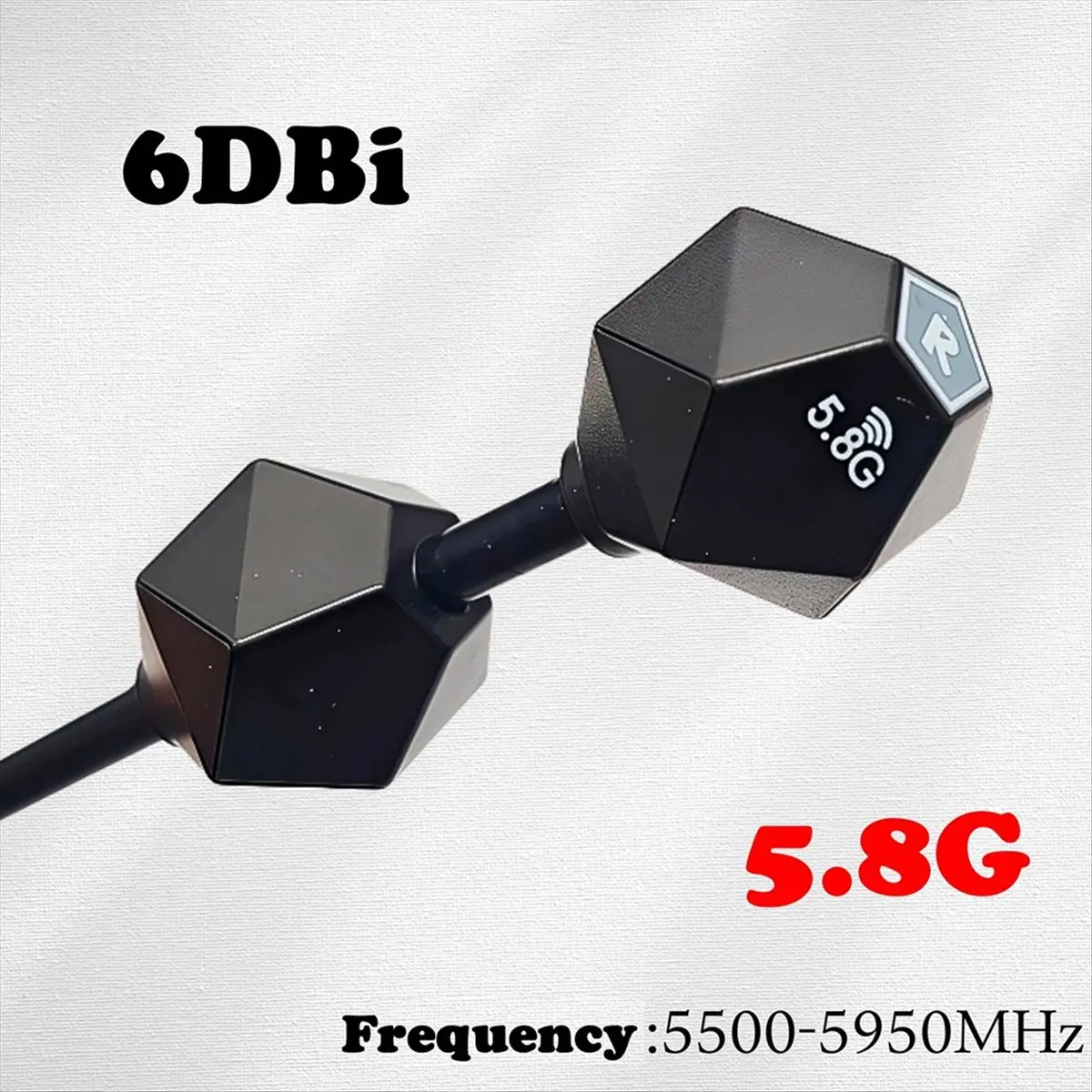 BUY AA1902~^*New 5.8G DUAL Antenna 5500-5950Mhz High Gain 6DBi SMA RHCP for RC FPV Quadcopter Drone Freestyle Accessories