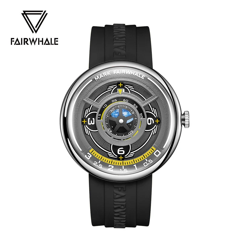 

Mark Fairwhale модные кварцевые часы для мужчин креативный дизайн водостойкий силиконовый ремешок светящиеся спортивные мужские повседневные часы