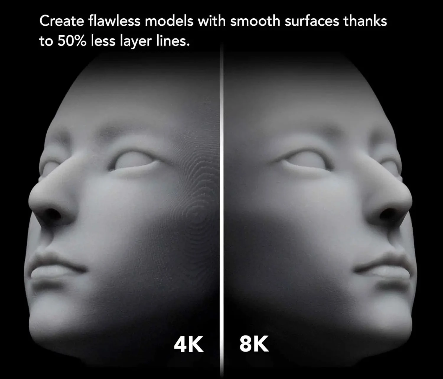 7.1' Monochrome LCD, Tabletop 3D Resin Printer with 22µm XY Resolution，Phrozen Sonic Mini 8K S LCD Resin 3D Printer