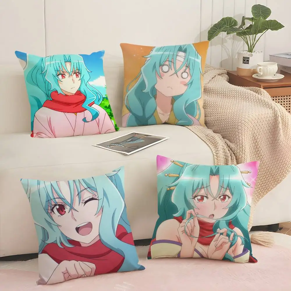 Tsukimichi -Moonlit Fantasy- Pillow Case Sofa Decorative Home Double-sided Printing Short Plush Cushion Pillow Cover  Gift