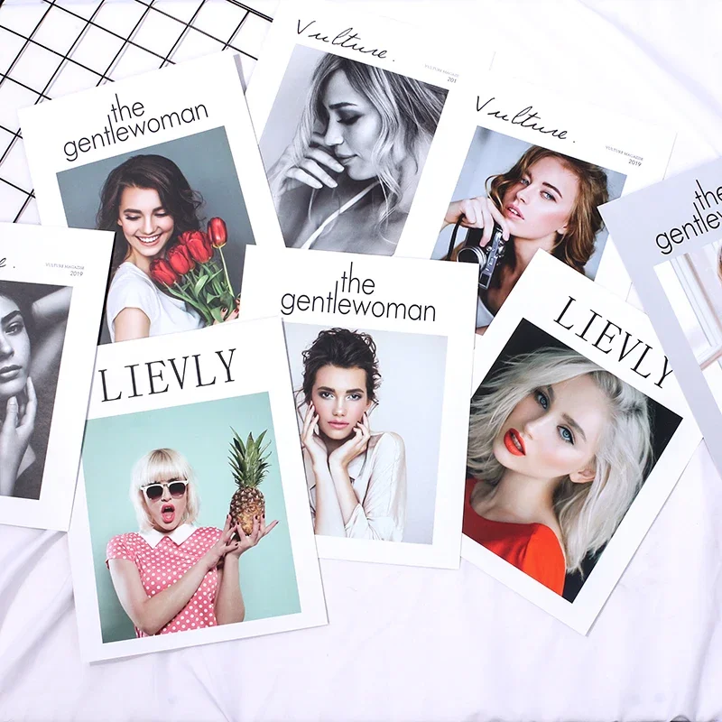 ورقة بطاقات مجلة التصوير الفوتوغرافي لاستوديو الصور ، ملحقات خلفية التصوير ، إكسسوارات ، 24 نمط ، 12 ديكور