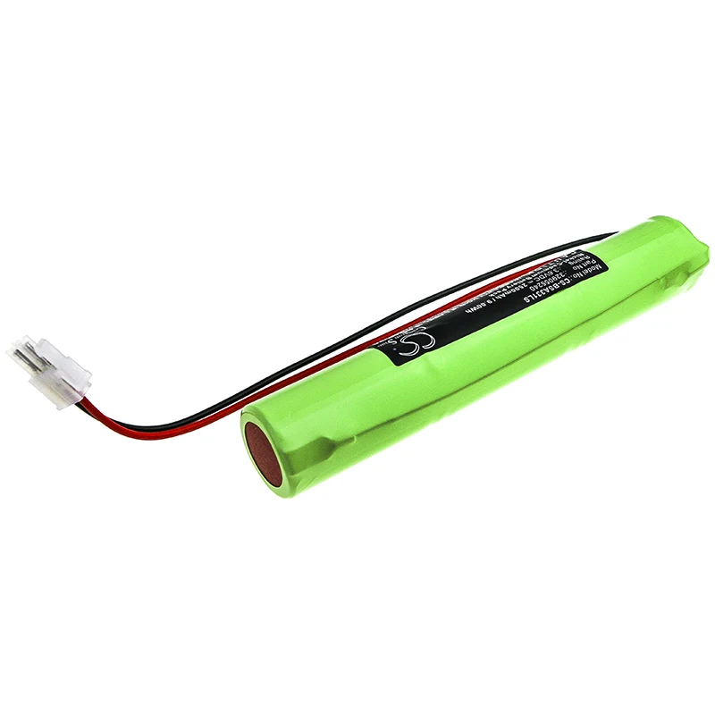 BAES 329055240 OVA TD210331 용 비상 조명 배터리, 2500mAh, 9.00Wh, 녹색 타입 Ni-CD 볼트 3.60V