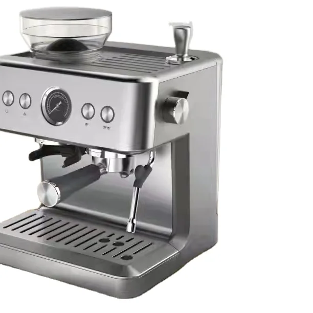 

Professional Automatic Italian Espresso Coffee Maker with Coffee Grinder 20Bar Italian ULKA Pump Commercial