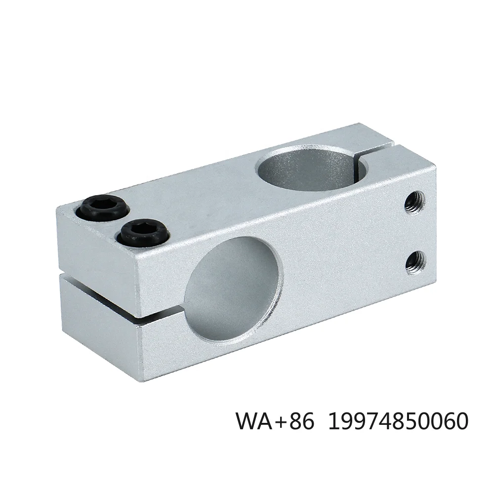 Aluminium Alloy Optical Axis Cross Fixing Bracket Linear Guide Shaft Support Linear Shaft Support for Optical Axis