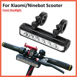 Front LED Light For Xiaomi Ninebot Electric Scooter 2000mAh 4000mAh Waterproof Flashlight USB Charging Bicycle Cycling Lamp