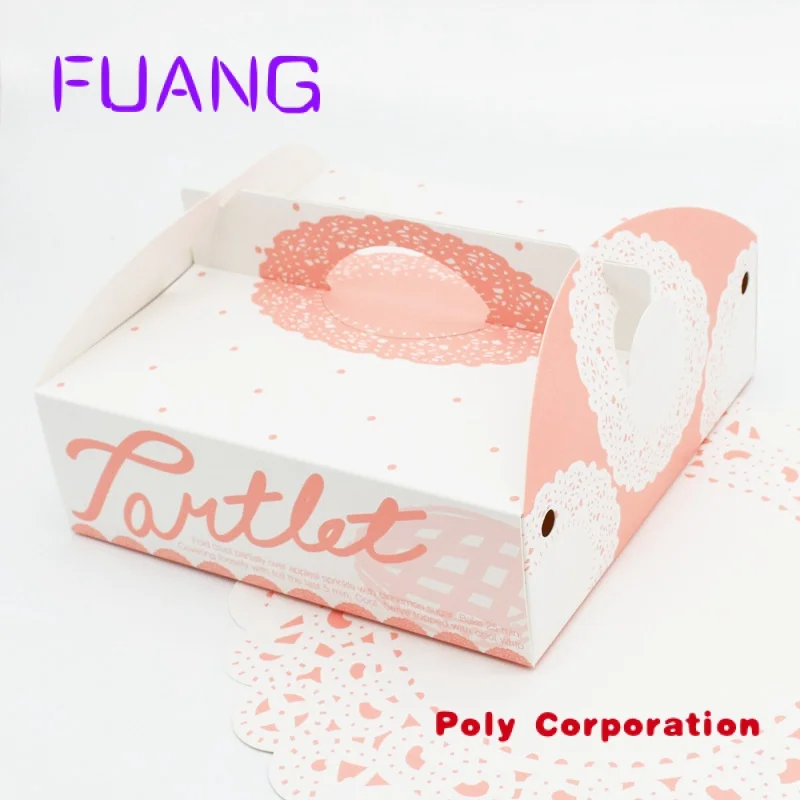 Custom  Customized logo print Folding Flat Cardboard Cookie Sweet Boxes Packaging Custom Print Shipping Party Dessert Donuts Pap