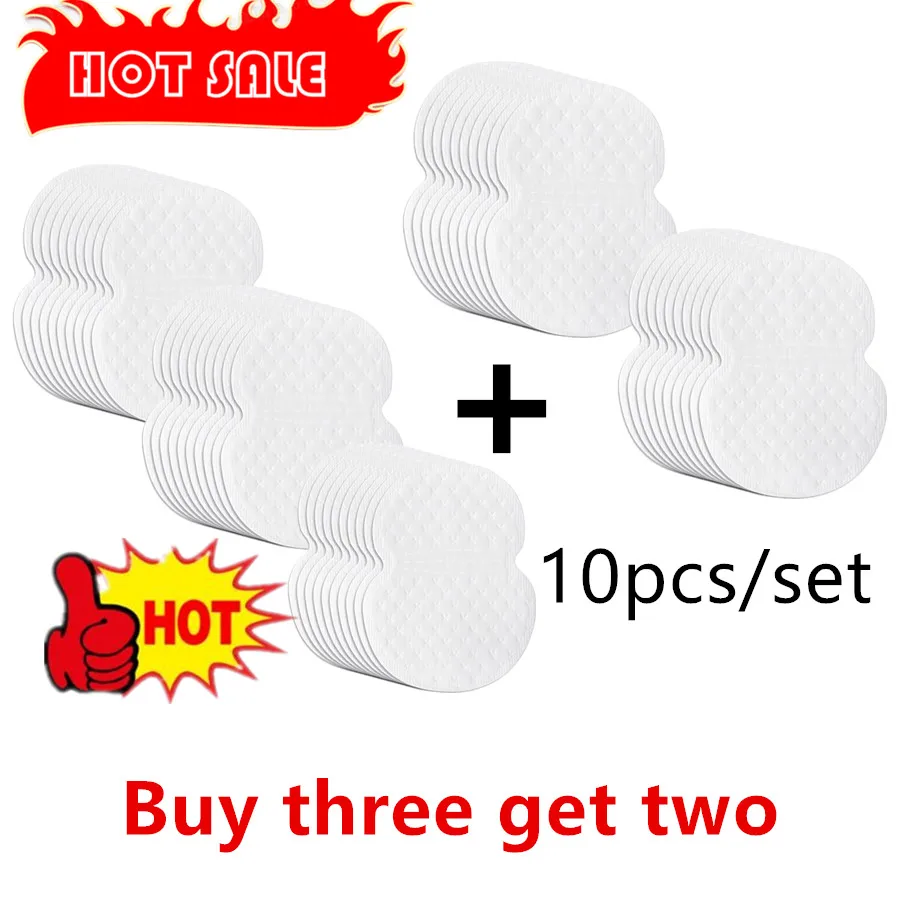 Sweat Absorbent Underarm Pads para homens e mulheres, Desodorante para transpiração, Cuidado com axilas, 30 Pcs, 50 Pcs, 100Pcs