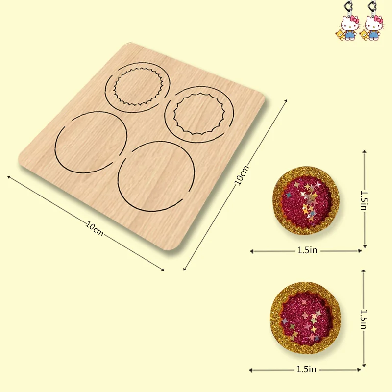 Z74 1.5-inch Demon Mold Wooden Cutting Dies Suitable For Most Cutting Machines