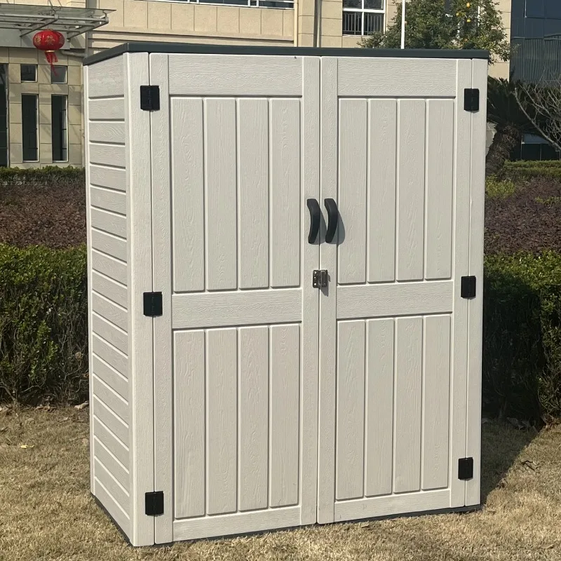 1480L Patio Furniture Resin Outdoor Storage Shed