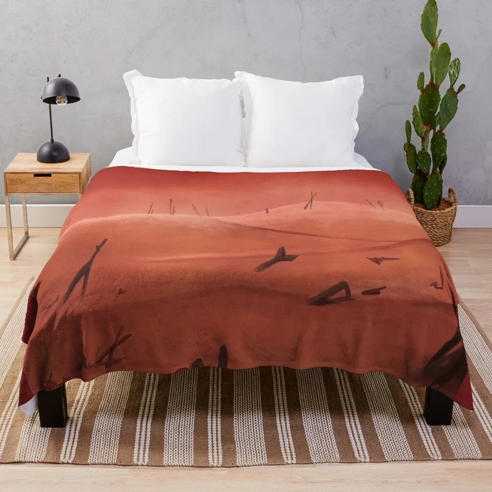 

Wailing Dunes - Radahn Boss Arena Throw Blanket Soft Home Decor Blanket for Couch Bedroom