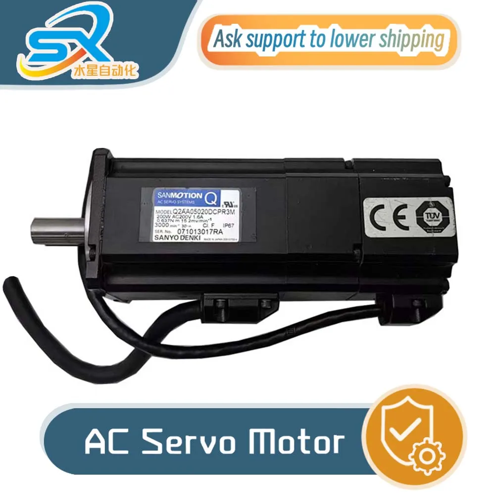 

100% Genuine Sanyo Motor For Robotics Q2AA05020DCPR3M 200w Provide Photos And Videos Photo Shipment Please inquire