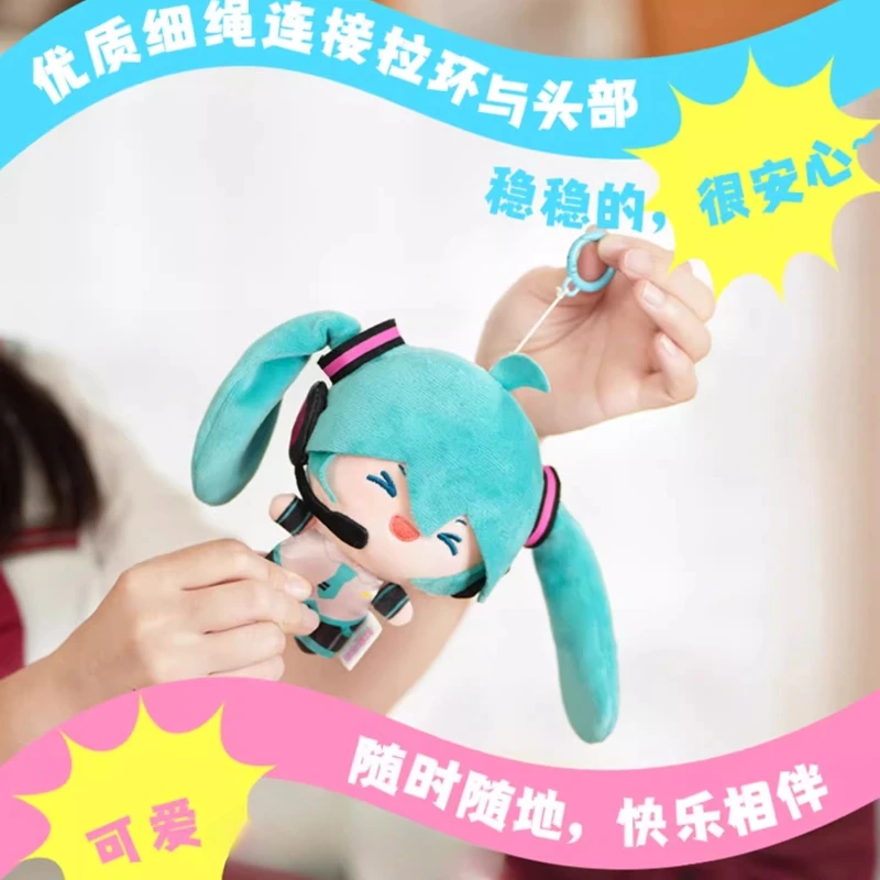 أنيمي الطرفية هاتسون ميكو ذيل حصان تهز سلسلة أفخم دمية قلادة الكرتون 2D هاتسون دمية لطيف لعب الأطفال الدمى هدية