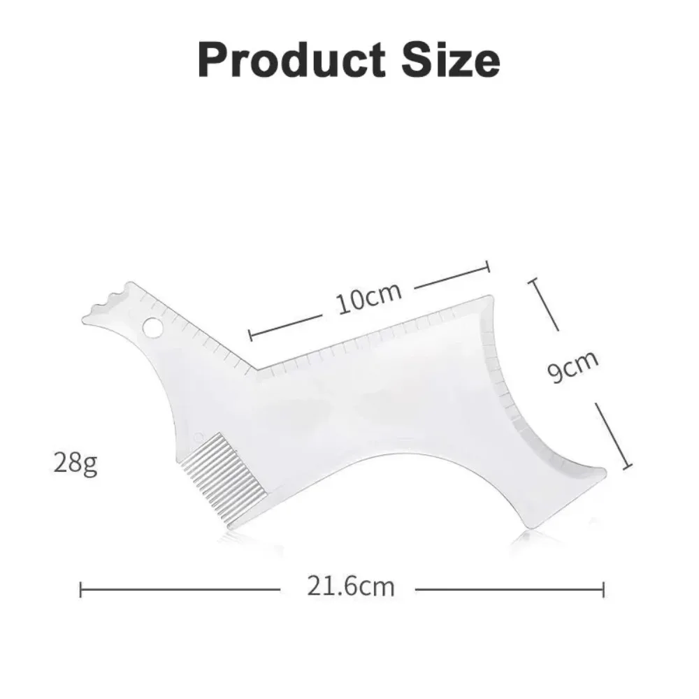 1PC Plastic Beard Comb For Men, Mustache Grooming And Styling Comb, Facial Hair Care Tool, image 6