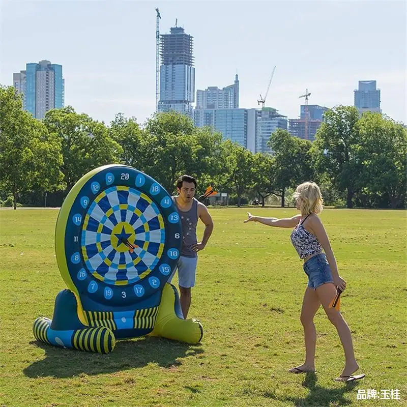 Inflatable water target Inflatable floating row PVC entertainment Throwing darts Thickened water toys