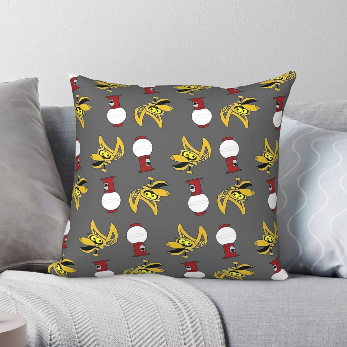 Mystery Science Theater 3000 Crow T.Robot Pillowcase Polyester Linen Velvet Printed Zip Decorative Home Cushion Case