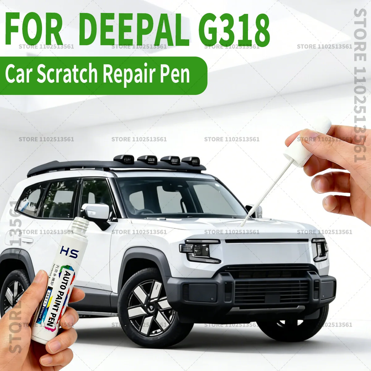

Карандаш для ремонта автомобильной краски, средство для удаления царапин, аксессуары для авто DIY, серебристый Y83, серый, золотой, черный Canyon, белый Yarra для Deepal G318