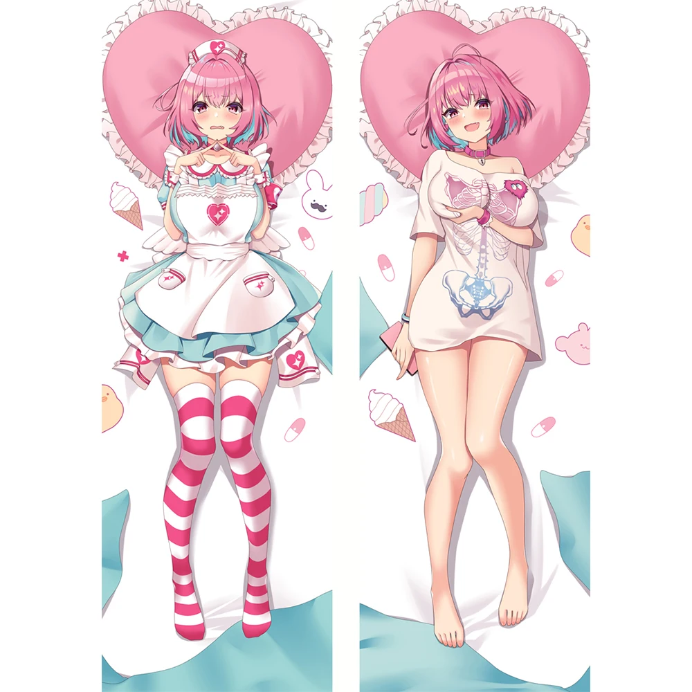 

Cute Youtuber Dakimakura Anime Body Pillow Case Hugging Body Cosplay Pillowcase Custom Print Soft Bedding Cover Otaku Gifts