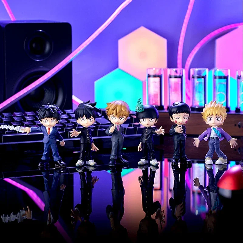 Anime Mobu Saiko Hyaku Mob Psycho 100 Reigen Arataka hoyuelos Kageyama Shigeo Hanazawa Teruki Cosplay Kits de modelismo modelo de figuras