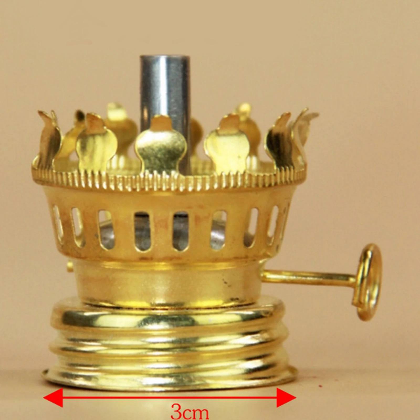 Oil Lamp Replacement Burner Oil Lamp Chimney Holder for Retro Style Oil Lamp Desktop Oil Light Burner Holder Adjustable