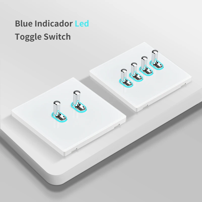 

White glass sliding wall light LED light switch EU UK standard switch socket universal 16AUSB Type-C plug villa decoration