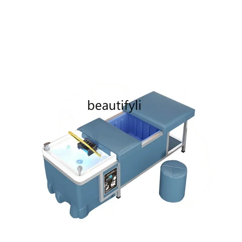 

Beauty Salon No Connection Drainer Head Treatment Shampoo Chair Water Storage Type Constant Temperature Water Circulation