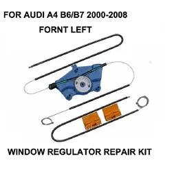 NEW!CAR PARTS FOR AUDI A4 B6/B7 ELECTRIC WINDOW REGULATOR REPAIR KIT FRONT LEFT N/S 2000 2001 2002 2003 2004 2005 2006 2007 2008