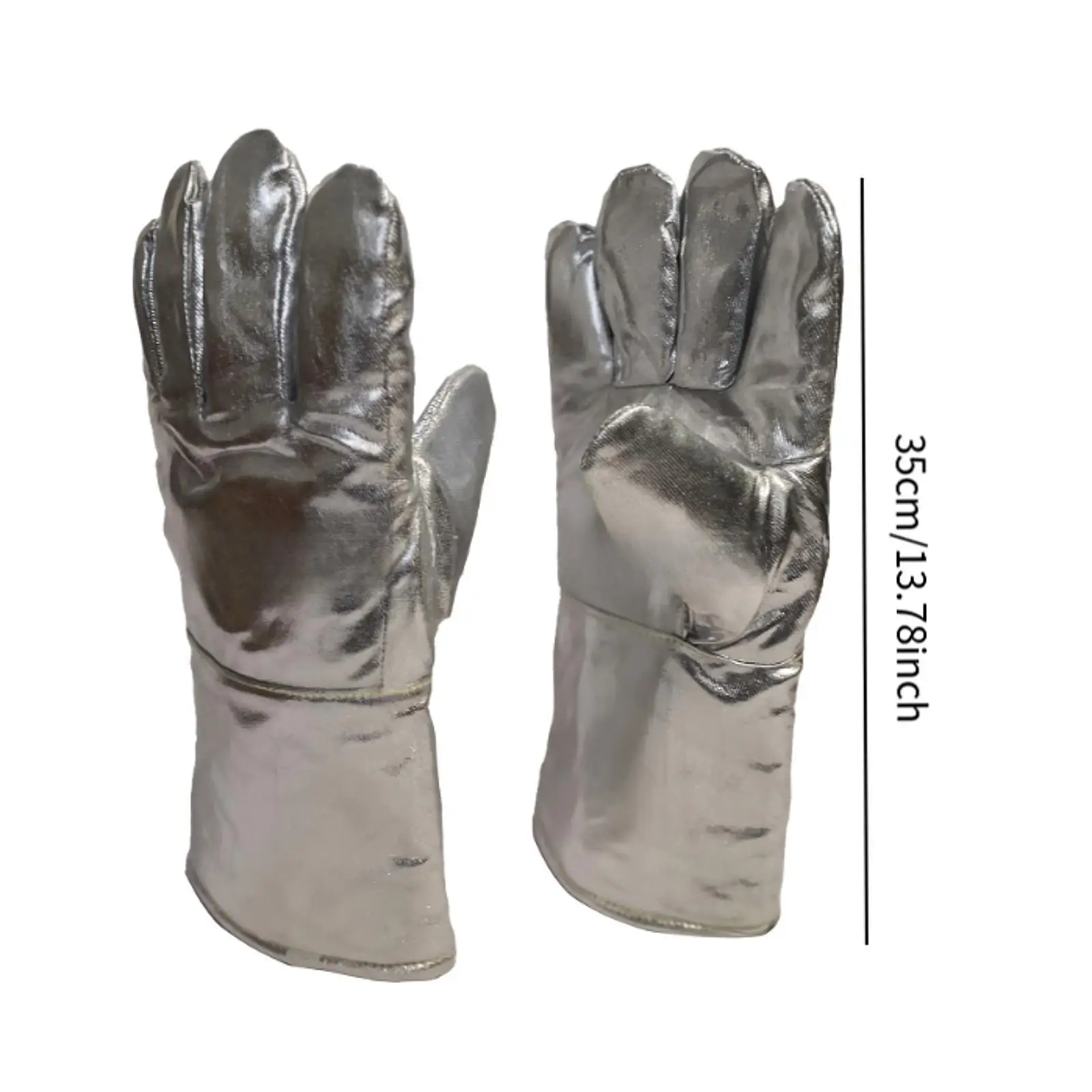 Par de guantes de soldadura fábrica para hornear barbacoa olla horno mujeres hombres soldador manopla