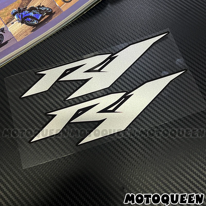 

For YZF R1 YZFR1 YZF1000 Sticker Decal Motorcycle Fairing Body Fuel Tank Pad Side Logo Decoration Reflective Decals Stickers