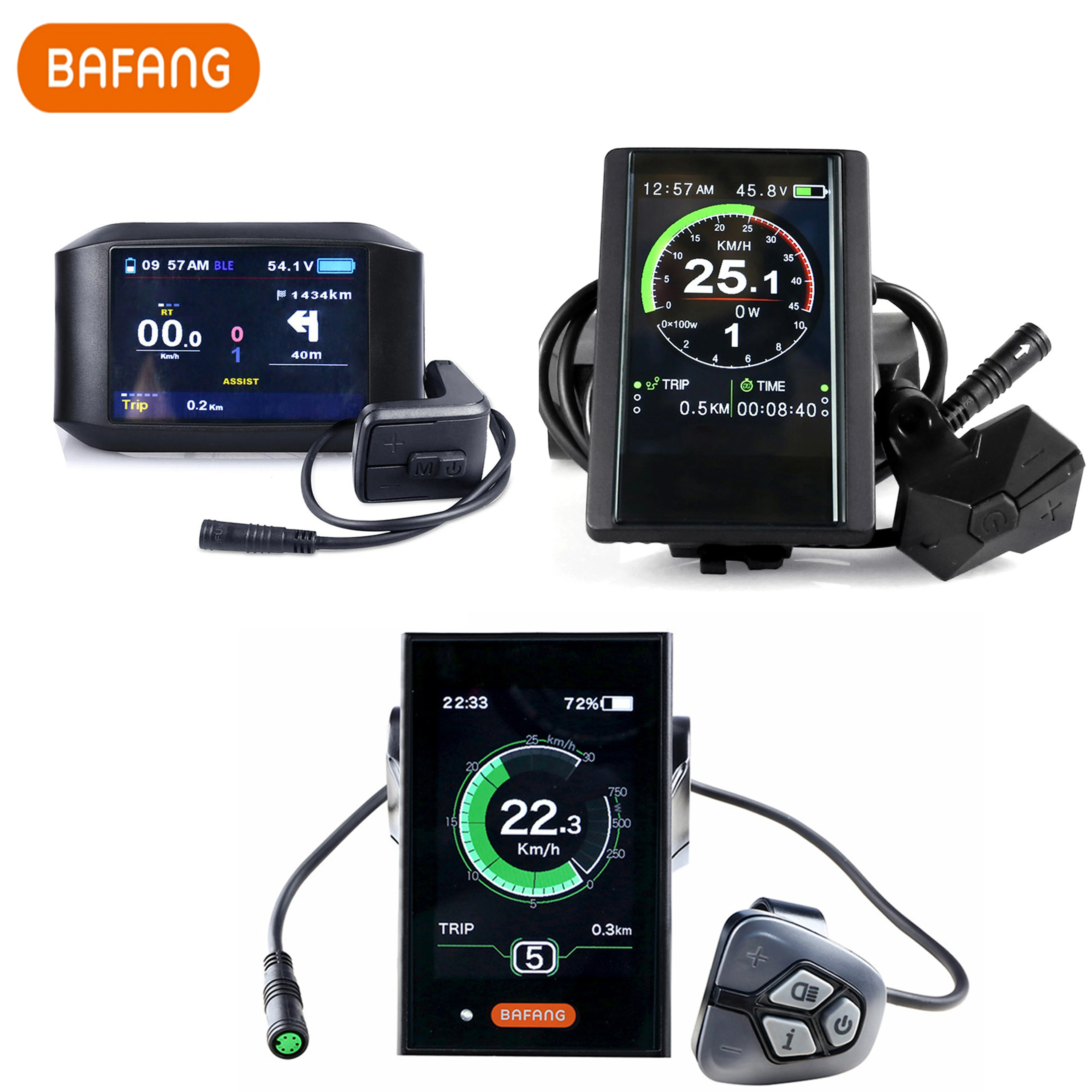 Electric Bike Bafang Display DPC18 850C C965 750C Bluetooth for BAFANG BBS Mid Drive Motor Bicycle ebike Computer UART