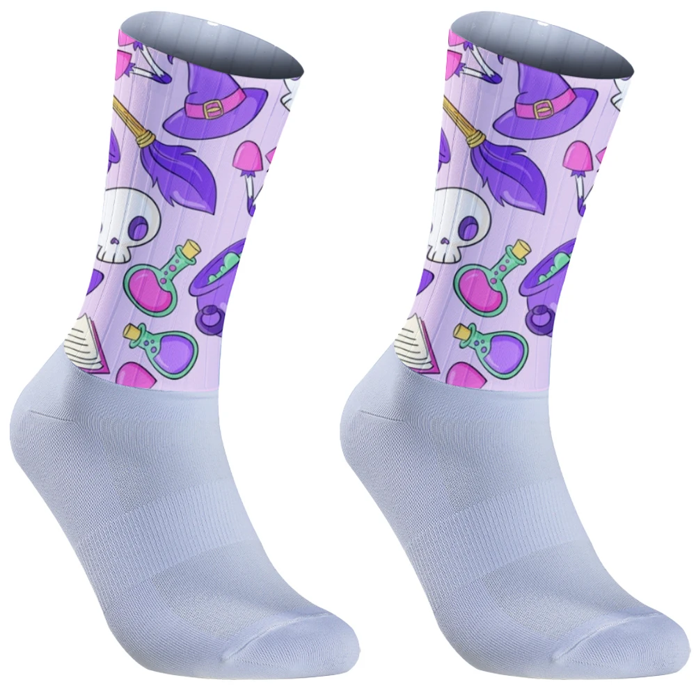

New Halloween Socks Unisex Cycling Socks Men Outdoor Sports Socks Bike Footwear for Road Bike Socks Running Basketball