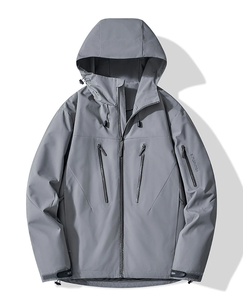 JNLN Unisex Regenmantel Wandern Camping Trekking Bergsteigen Wasserdichte Jacken Männer Frauen Outdoor Sportliche Winddichte Windjacke – Detail 16