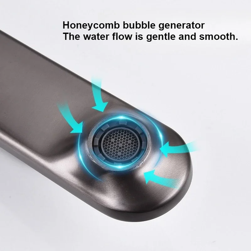 مغسلة الحنفيات المرحاض كونترتوب صنبور حوض خلاط بندقية رمادي الحمام صنبور الساخن والبارد صنبور حوض خلاط صنبور خزانة حمام