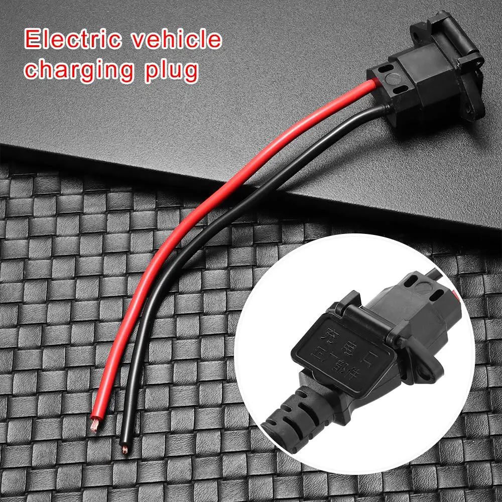 Three Hole Socket Product Socket Electric Vehicle Battery Charging Port with Cover for Electric Trike 2.5 Square Meter