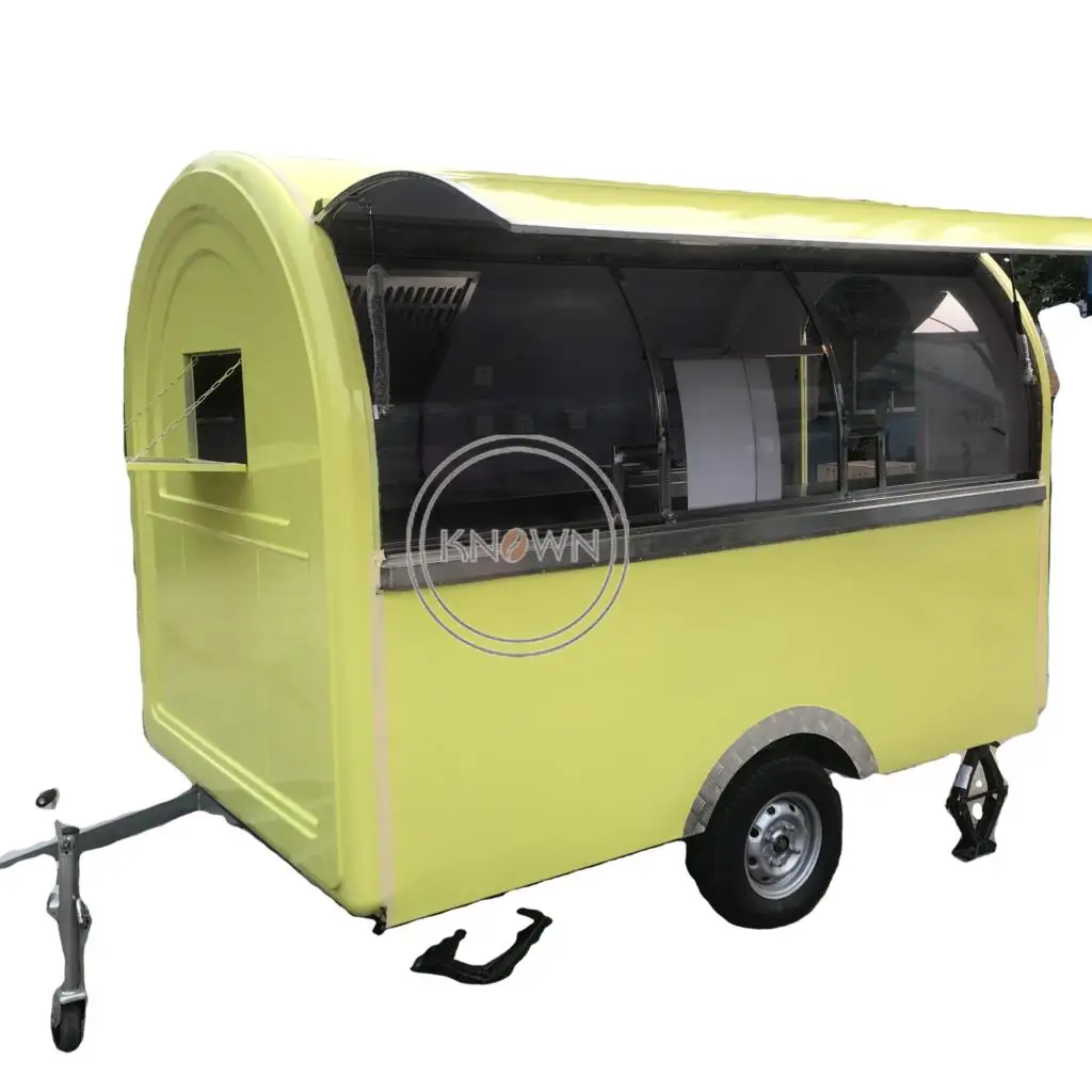 2023 Outdoor Hot Dog Pizza Mobile Food Trailer Street Snack Mobile Food Cart Ice Cream Food Truck for Sale