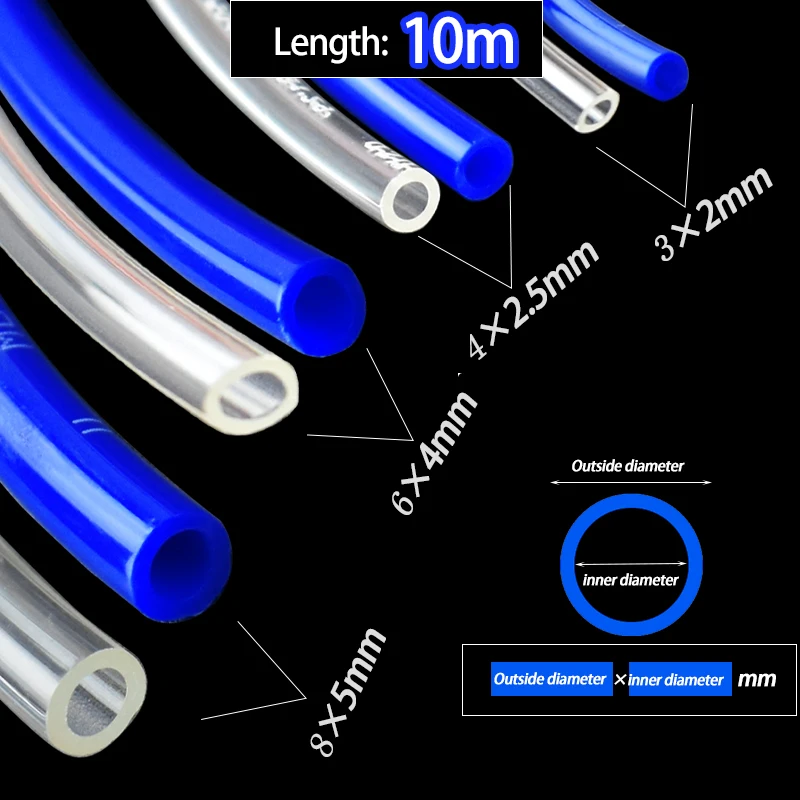 10M Length Dental Chair Water Pipe Accessories Polyurethane Pu Materials Dental Chair Unit Tubing Spare Parts Tools