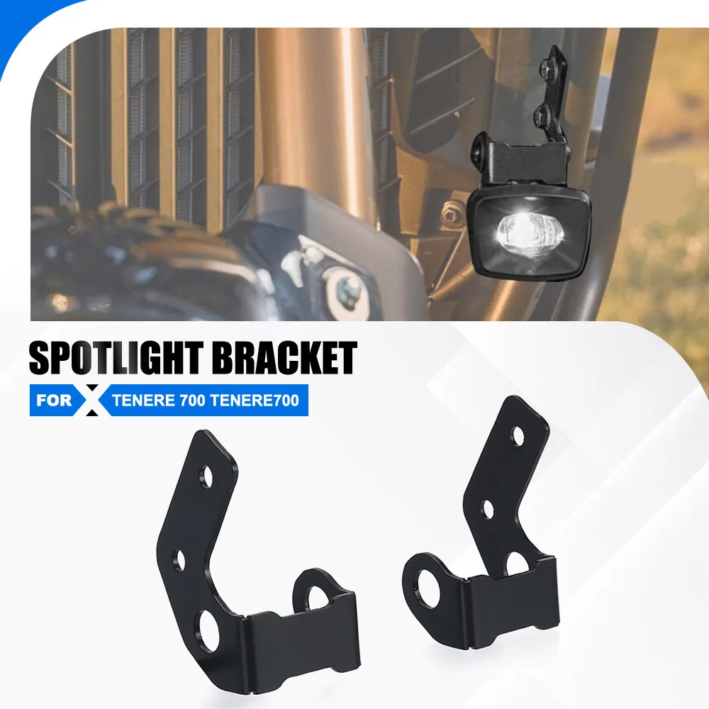 

For Yamaha TENERE 700 Tenere700 WORLD RAID Fog Lights Auxiliary Bracket Driving Lamp Spotlight Bracket Holder Spot Light