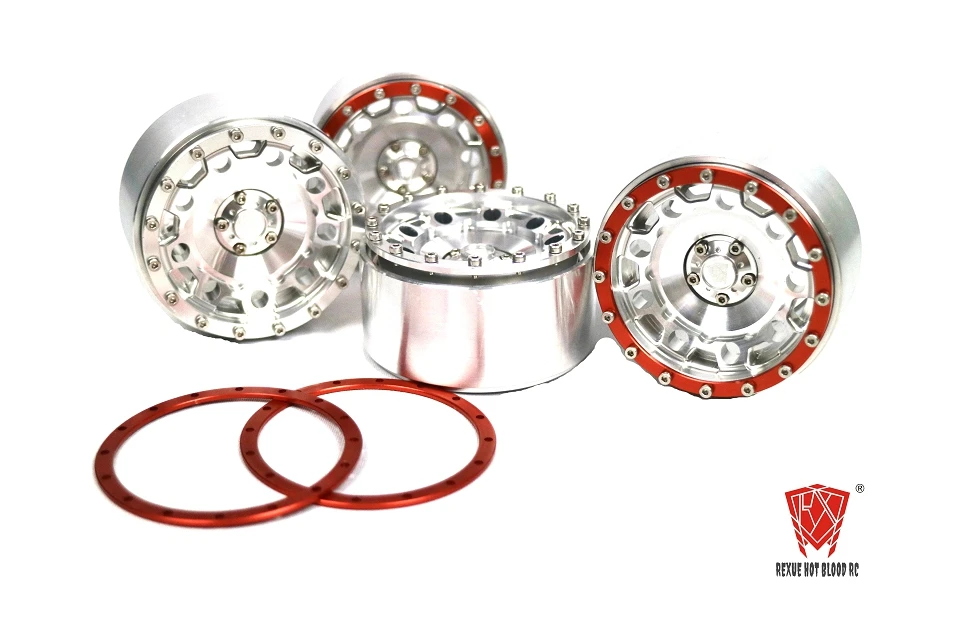 محور عجلة معدني 2.2 بوصة لسيارة 1/10 Rc محاكاة التسلق بجهاز التحكم عن بعد Trx4 TRX-6 Rc4wd Scx10 90046 Jimny Cfx Vs4