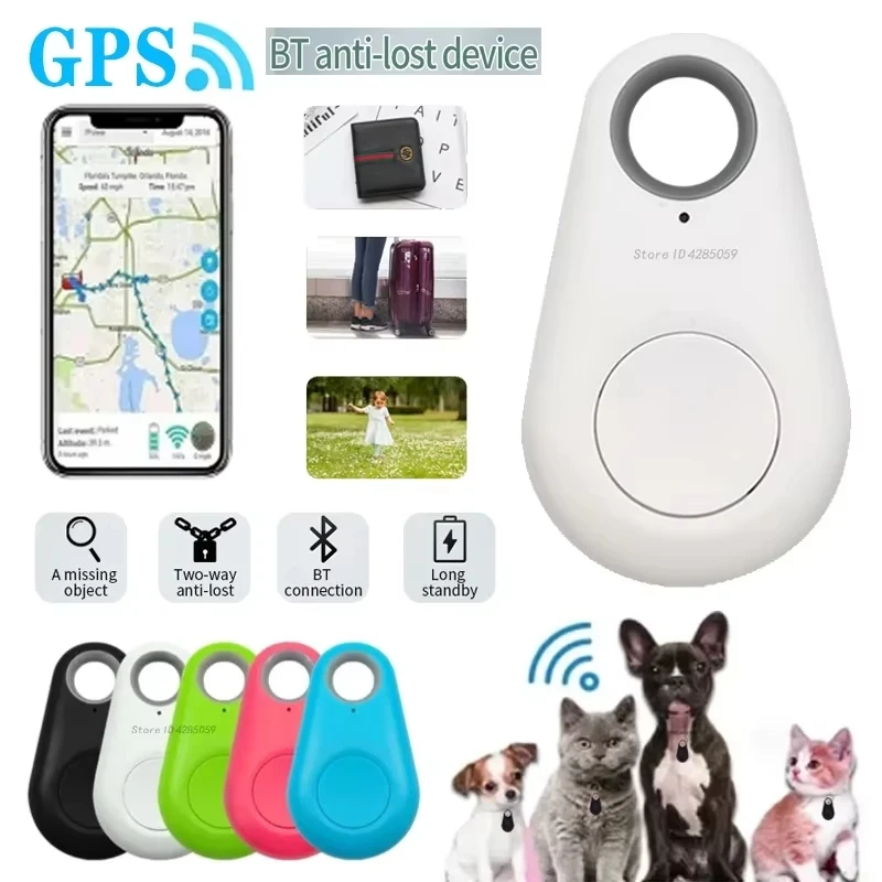 

3PCS Smart Remote Control Anti-lost Keychain Alarm Bluetooth-compatible Tracker Kids Protect Key Finder Tags GPS Locator